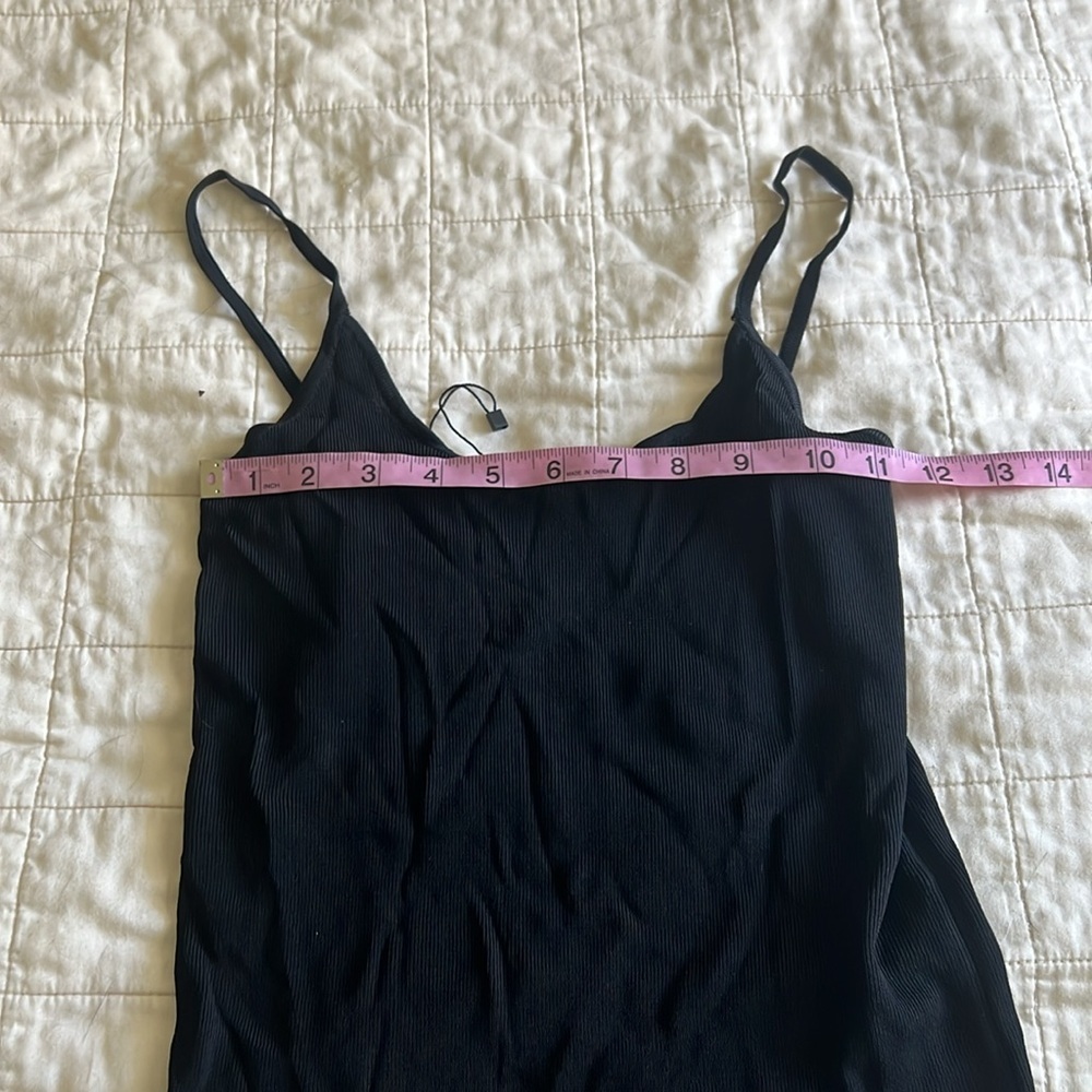 Zara Ribbed Basic Tank Top - Picture 2 of 7